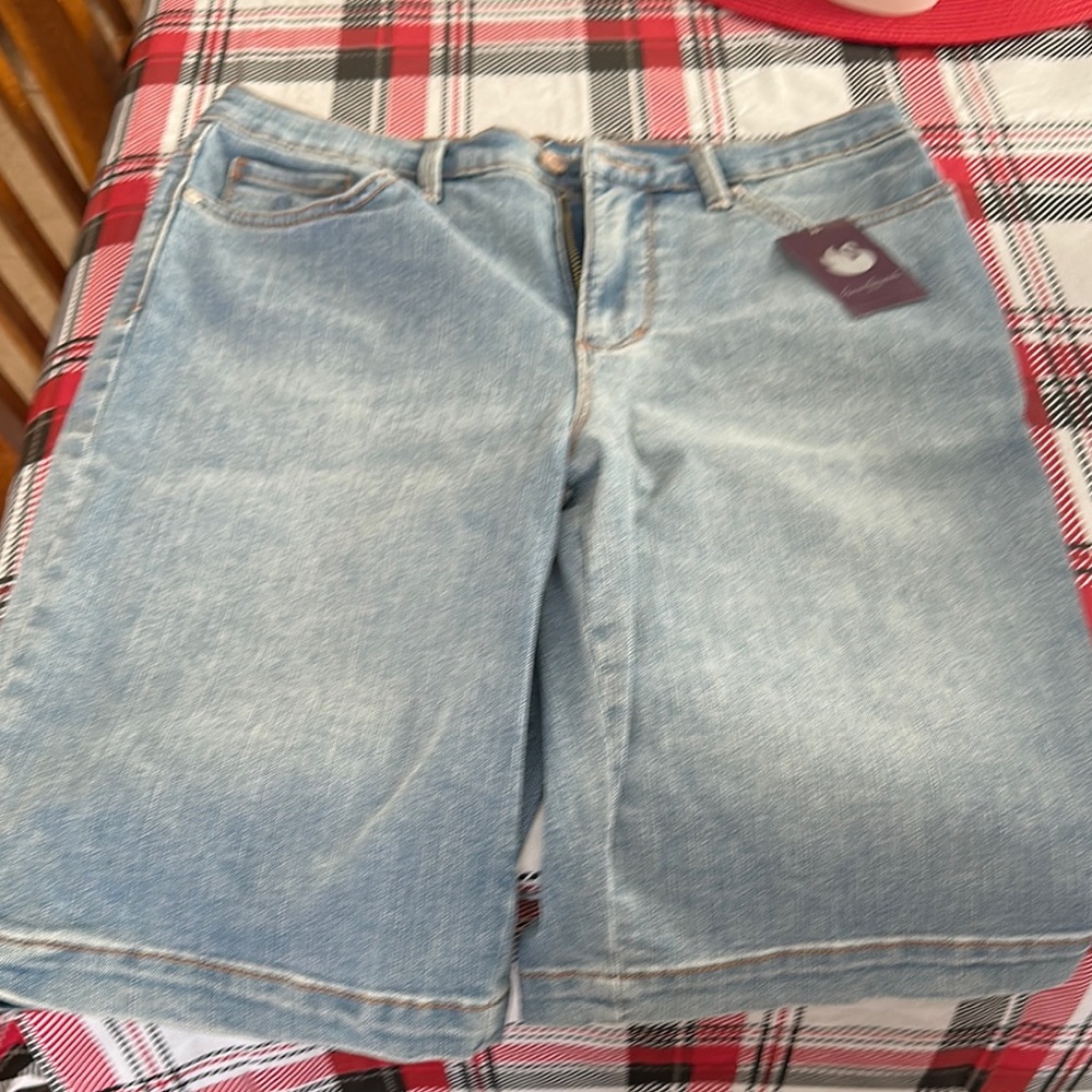 Light Blue Denim Shorts